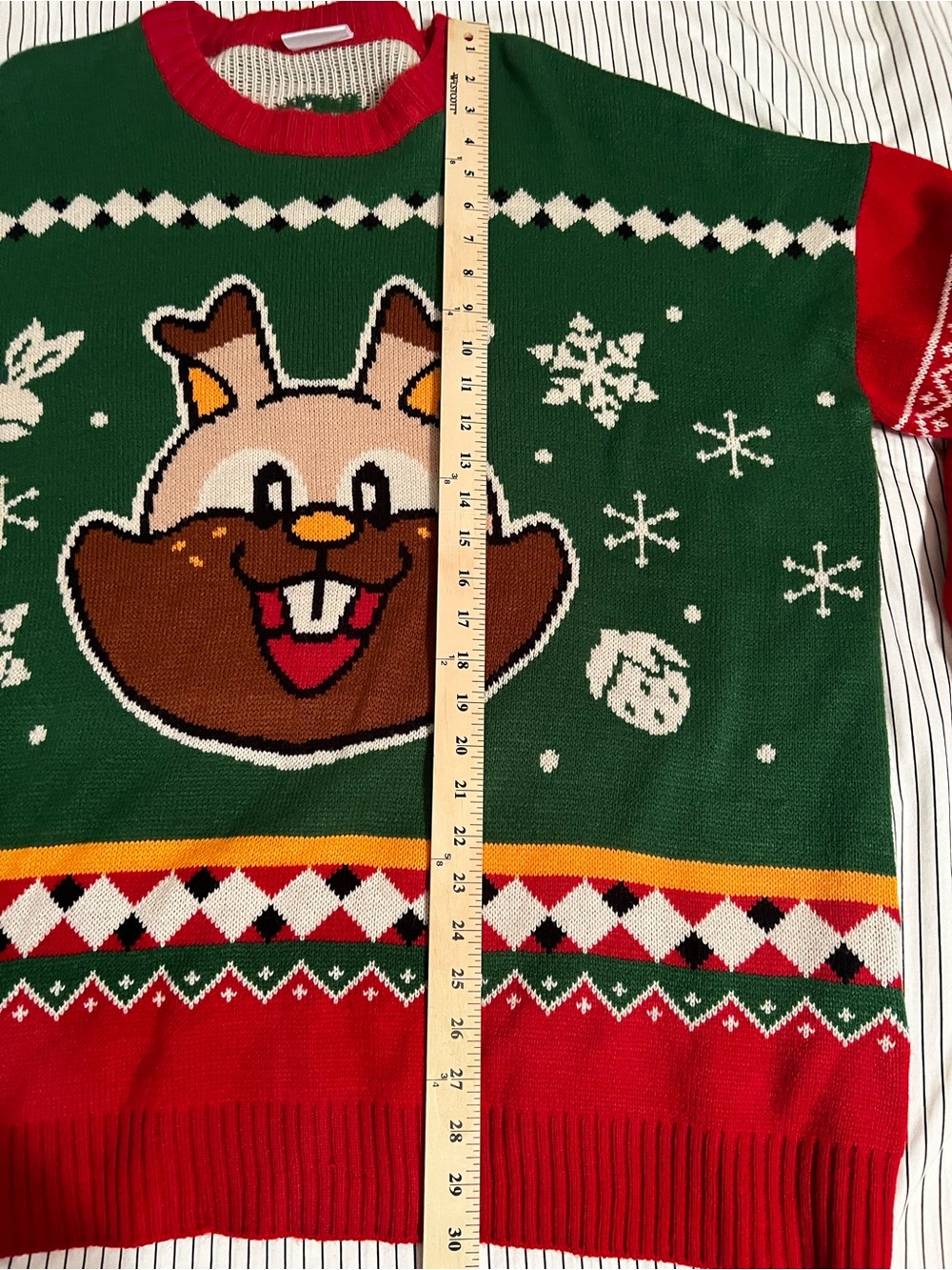 Pokémon Center Holiday Christmas Ugly Sweater Stantler Reindeer 2XL - Picture 8 of 9